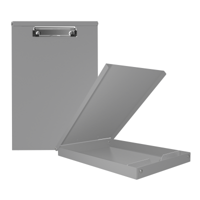 Aluminum Storage Clipboard - Silver